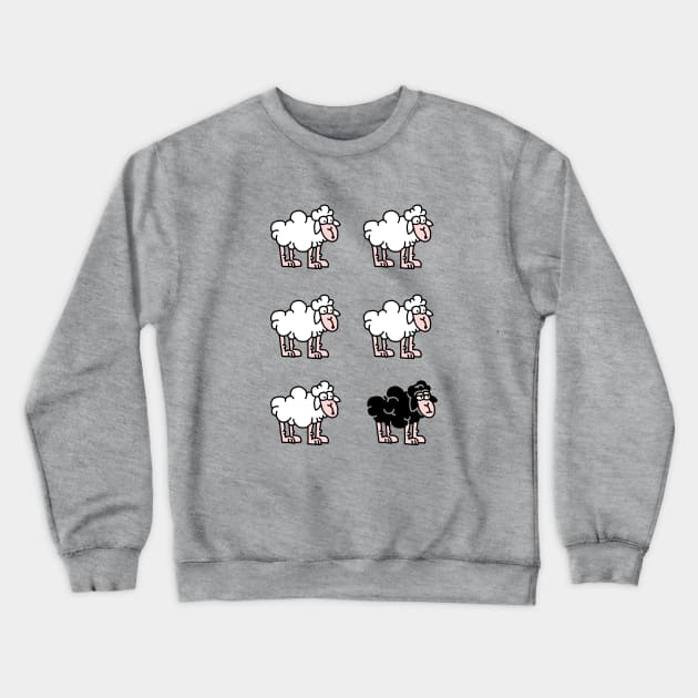 Black Sheep Crewneck Sweatshirt by OsFrontis